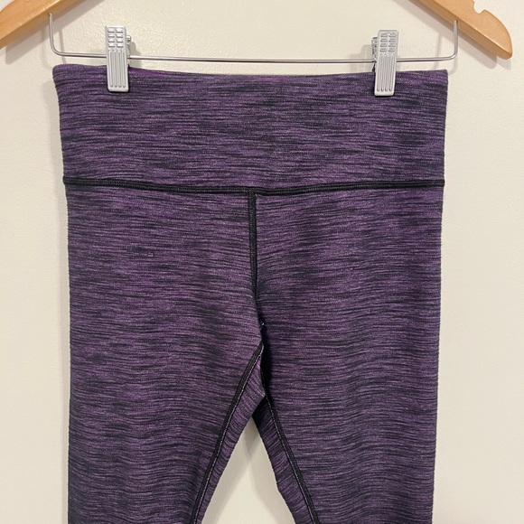 Lululemon Wunder Under Pant *Denim Reversible Slub Denim Tender Violet 6 - Picture 11 of 16